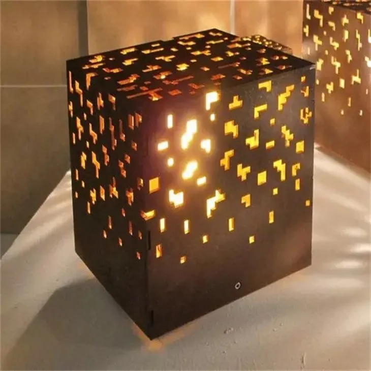 Corten Solar Led Bollard Lights